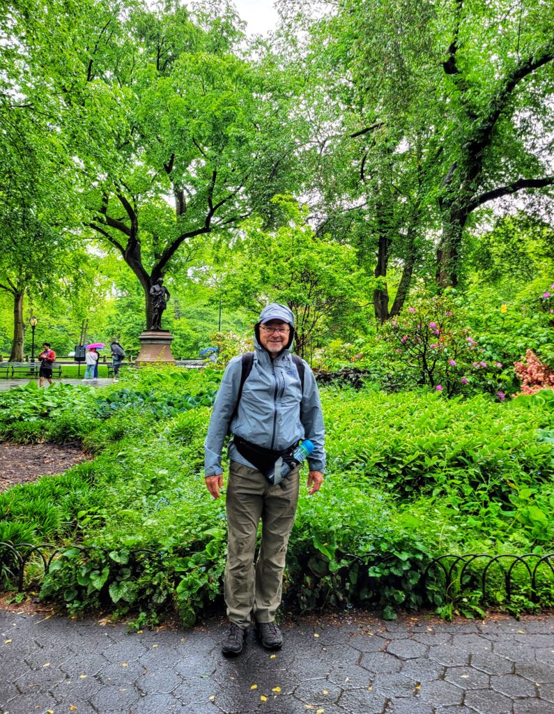 Rucking in Central Park.